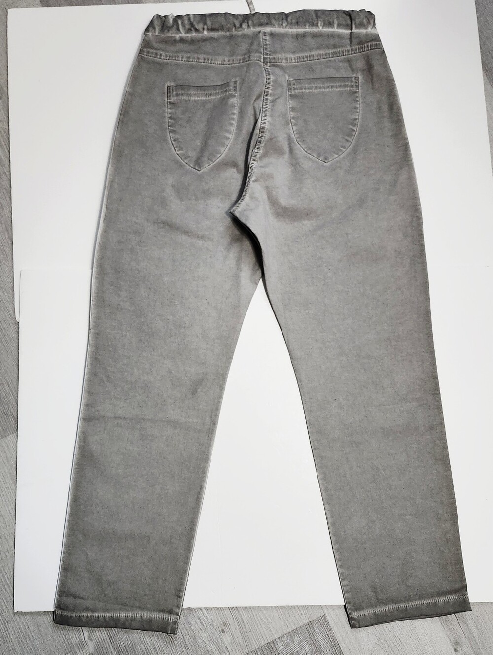 Zabaione Grey Jogger-Style Jeans with Side Print Tape - Picture 4 of 9